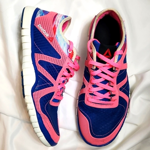 Reebok Zrated Nanoweb Lace-up Multicolore Training Running Sneakers (w size 7.5) - Picture 2 of 10
